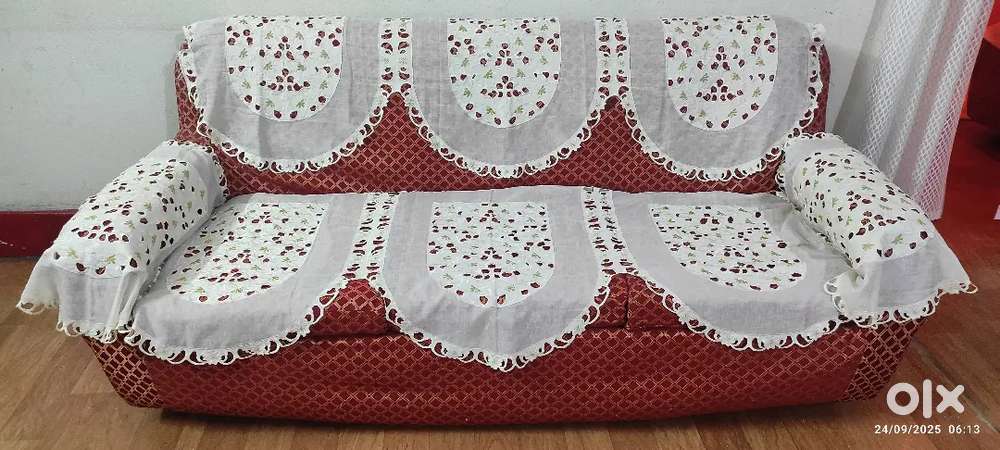 Sofa set 5 seater (3+1+1)