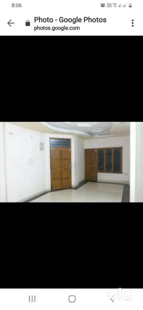 Lake facing 3 bhk flat with 3 balconies and 3 wash rooms