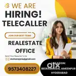 Wanted telecaller for my Real estate Office