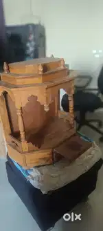 wooden mandir of 2 feet, at it's best