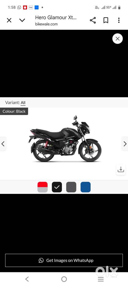 He glamour 125 cc bike sell