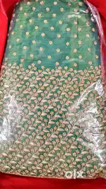 Green-golden lehenga