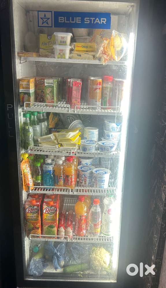Blue star display fridge