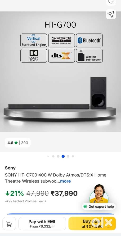 Sony g700 home theater