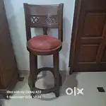Teak wood High Chair - Bar stool