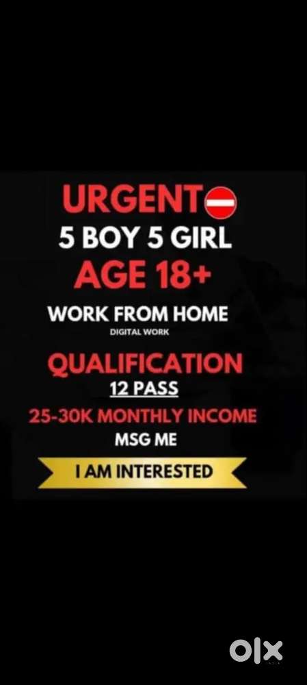 Work from home , Social media work