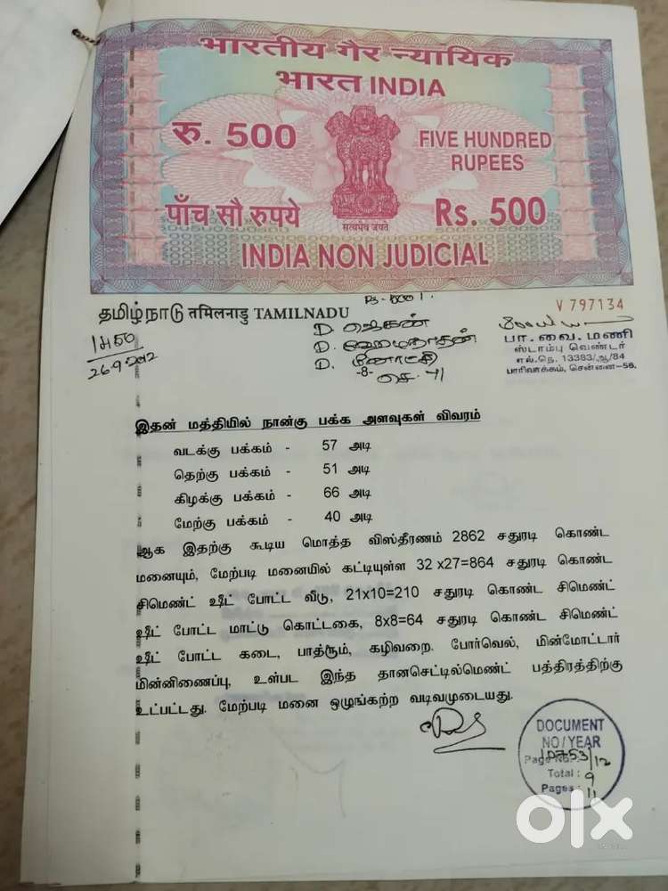 Corner Land for sale Avadi just 5999 sqft