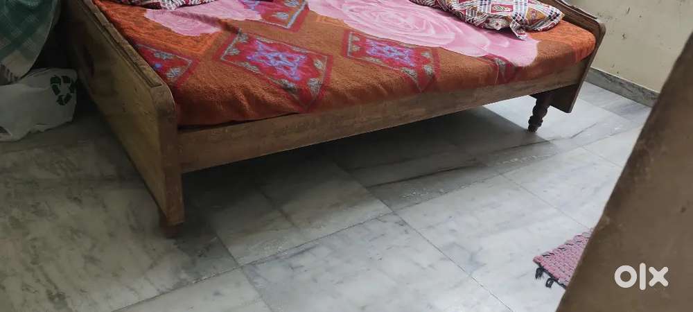 Wooden cot