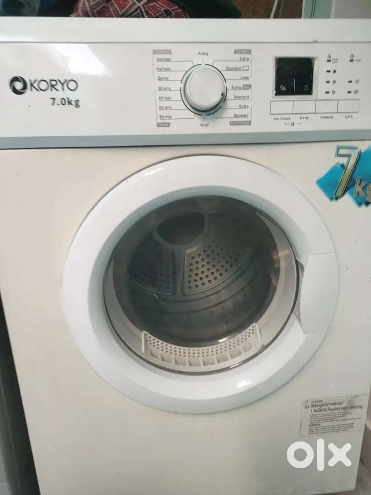 LG9KG FULLY AUTOMATIC FRONT  WASHING MACHINE 7KG KORYO TUMBLER DRYER