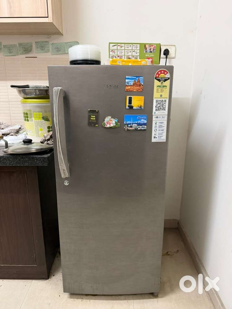 4-star Haier Refrigerator and 5-star Semi Automatic washing machine