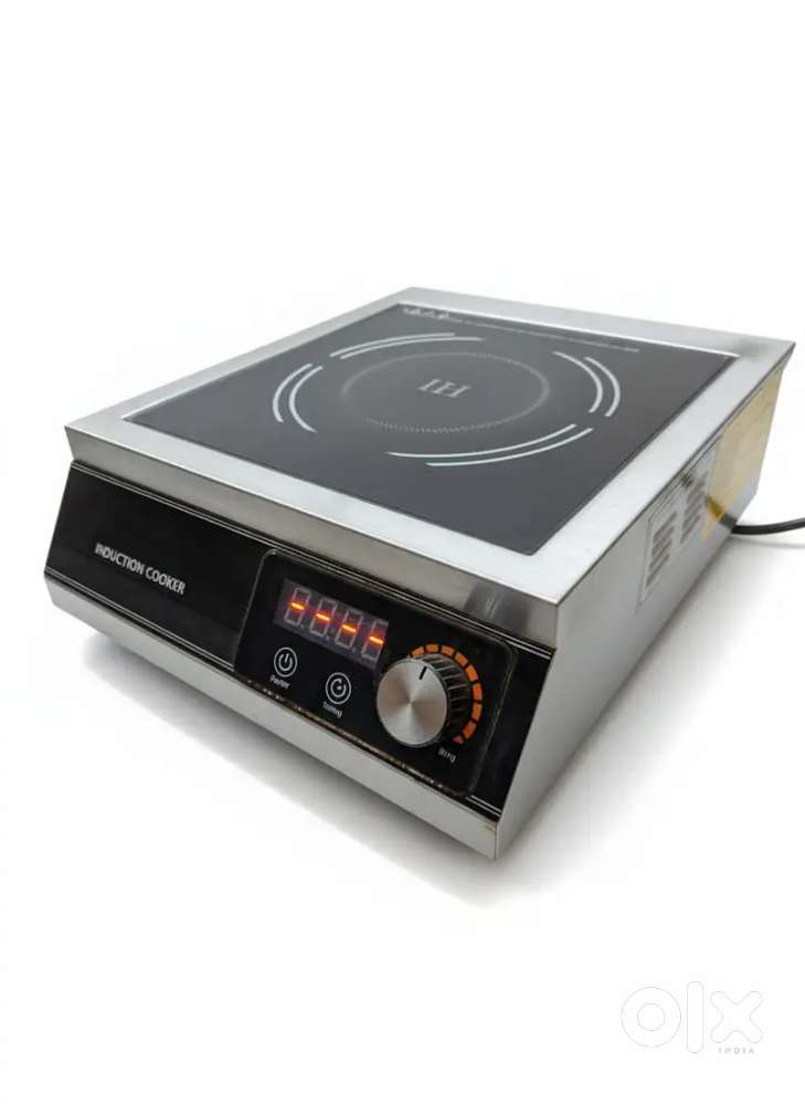 Commercial Induction - Steel body and glass cover