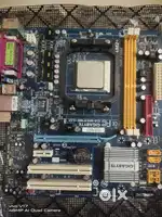 Gigabyte AM3 Motherboard and AMD Sempron 140 Processor with Heatsink