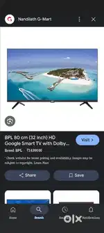 Bpl LED Android 32 inch display kharab hai