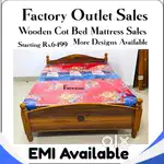 Wooden Cot Bed Mattresses Sales - Warranty mattress folding Cots sales