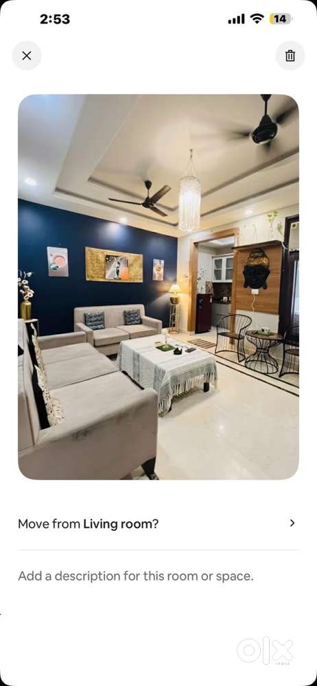 1 bhk flat in rishikesh near ganga / aiims hospital