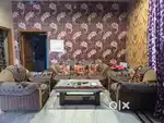 5 seater sofa set with center table and free sofa cover and cushion