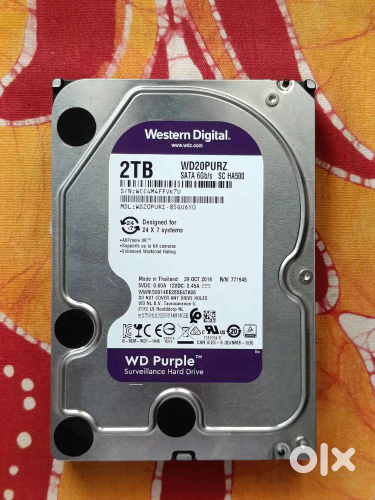 2 TB Hard disk Home used