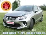 Toyota Glanza V CVT, 2021, Petrol
