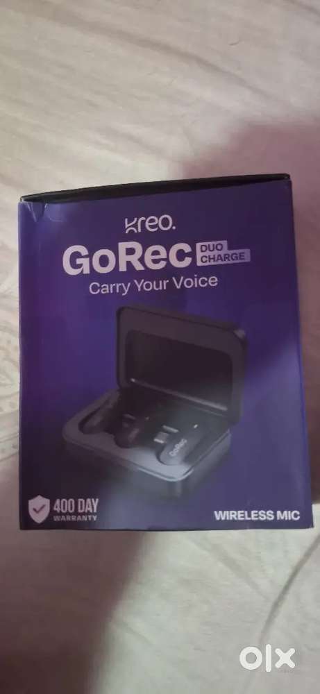 Kreo. Motion photo GoRec DUO CHARGE Carry Your Voice