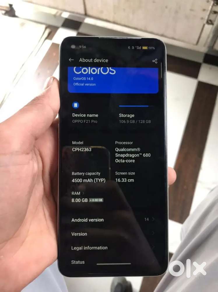 Oppo f21 pro 4g