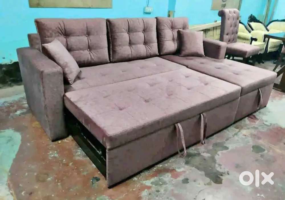 New brand l sofa cum bed and design