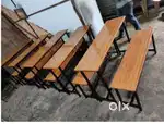 Desk with bench