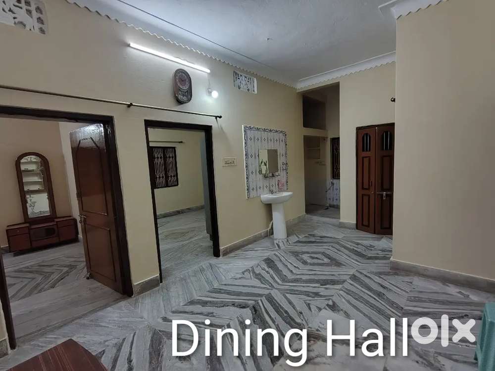 Semi-furnished East facing house