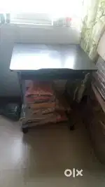 Bed with storage and Study tables.