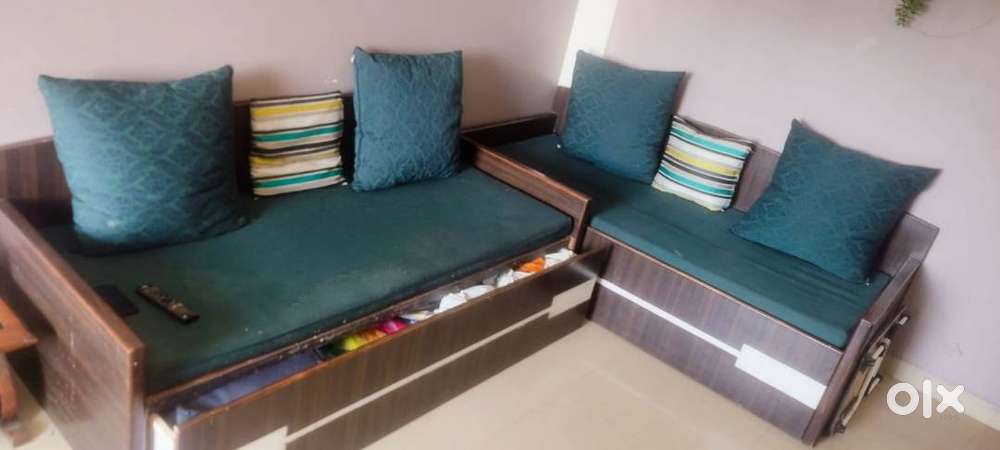 Wooden - Sofa set 3+3 Seater