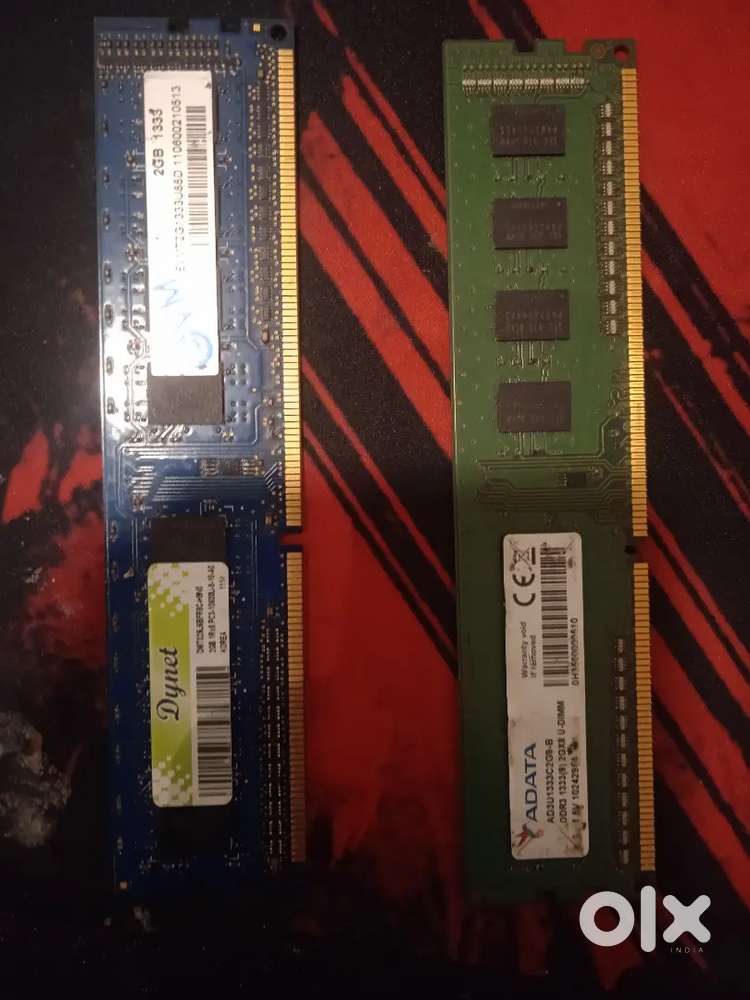 Ram ddr3 4Gb (2gb*2 sticks)