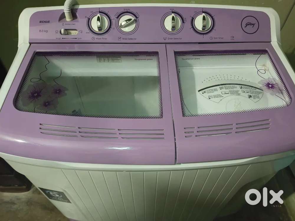 Godrej 8kg semi automatic washing machine good condition