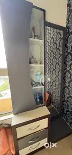 Smart Dressing with full lenght mirror in side n storage