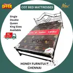 Design Steel Cot Bed Mattresses sales, Chennai all areas delivery