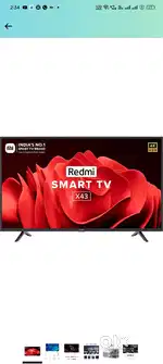 43 inch O led tv with Xr sound bar Alexa inbuilt wifi 1333