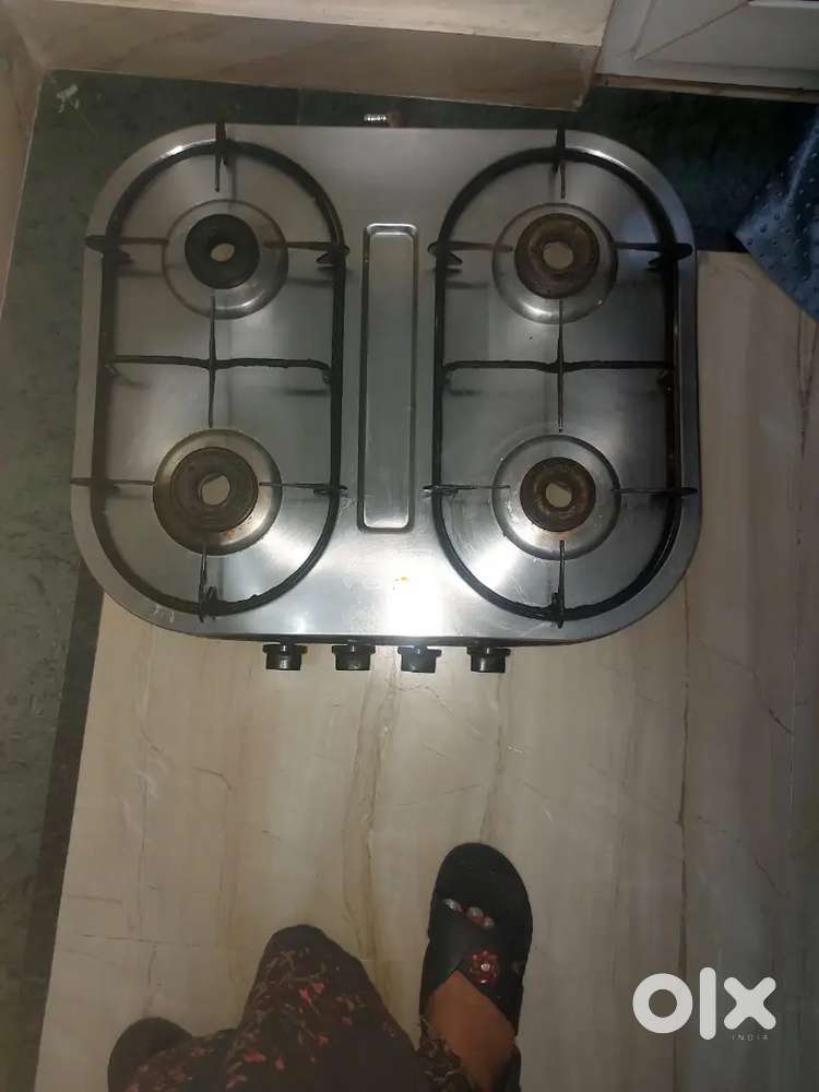 Stainless gas stove