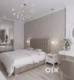 3bhk Wave Garden fully furnished flat available for rent