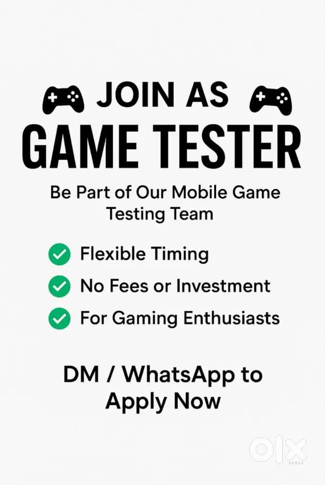 We are hiring bgmi and free fire gamers
