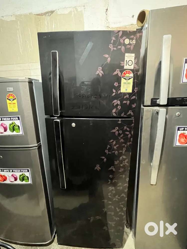 Double door fridge with warranty good condition