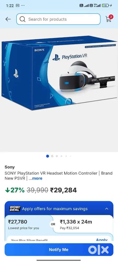 Sony vr set
