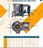 Turbo Wood Stove, Woodfired turbo stove, Rocket stove, Dosa kal stove