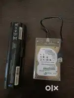 converted hard disc and cq42 laptop battery