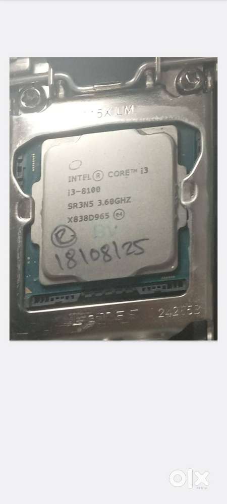 Intel core i3 8 th gen processor 3 months old