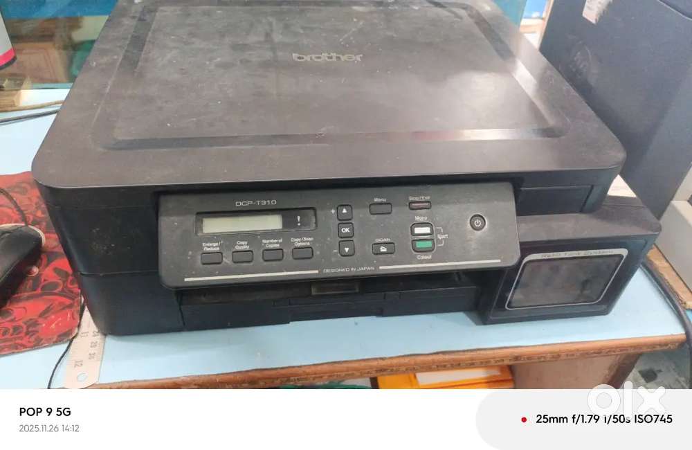 Brother DCP T310 all in one inkjet printer. In fully working condition
