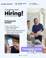 Fashion industry company work