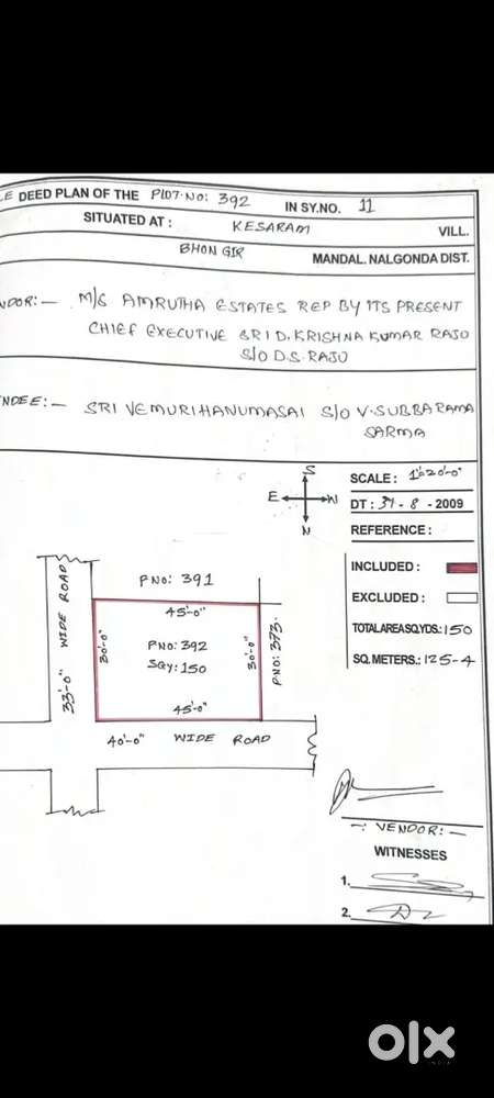Residential plot for sale at low price