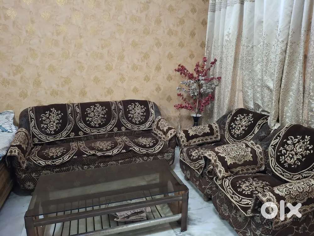 sofa with table