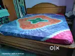 King size bed with mattress