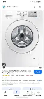 Samsung washing machine