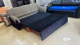 Sale.. market se half rate mai wooden sofa cumned
