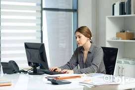 Required Female TYPIST & Recepsnist for Office